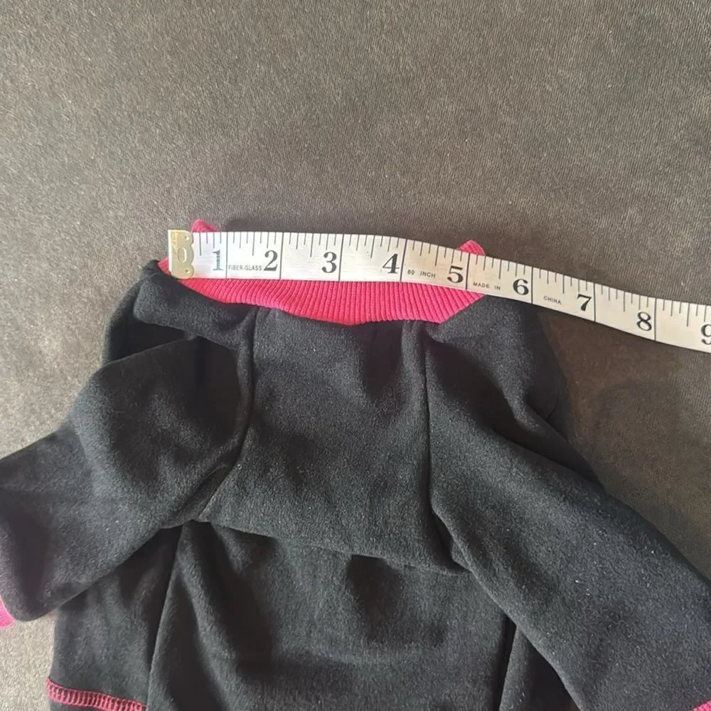 Dog One Piece Jumpsuit Pajamas Black and Pink Size XL for Small Dogs NEW
